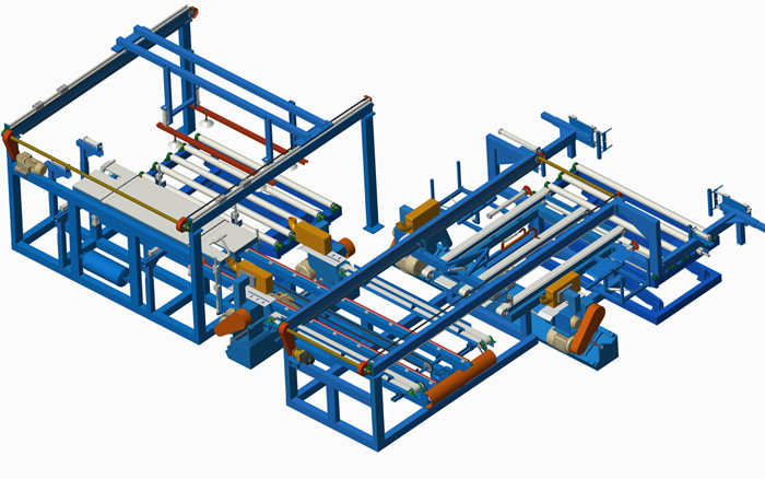 Plywood Double Cutting Saw Machine