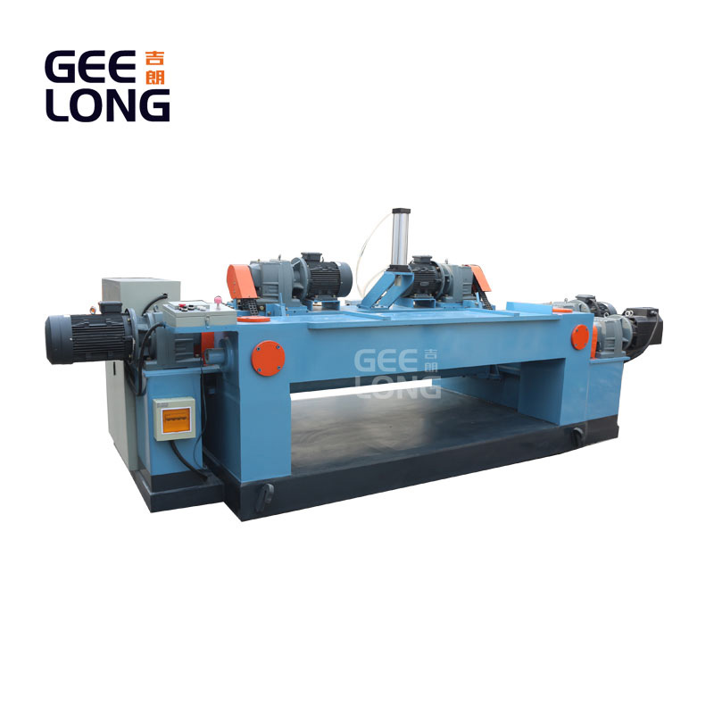 Veneer peeling machine