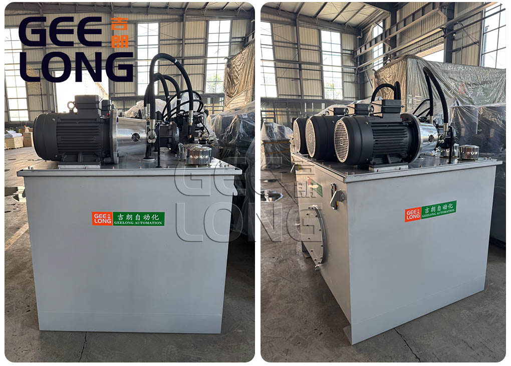 Hydraulic station for plywood hot press machine