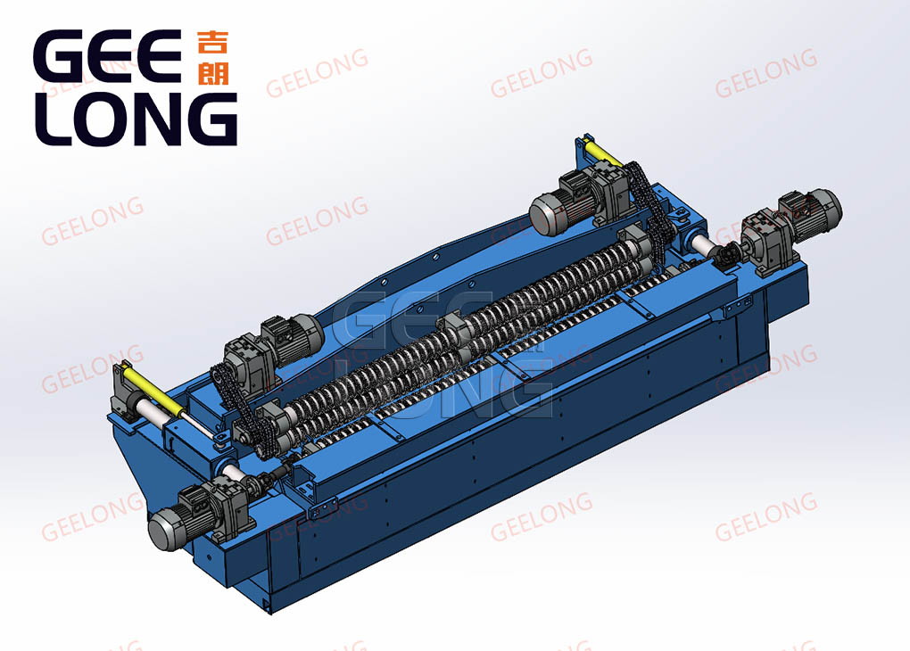 10feet heavy duty model wood log debarking machine