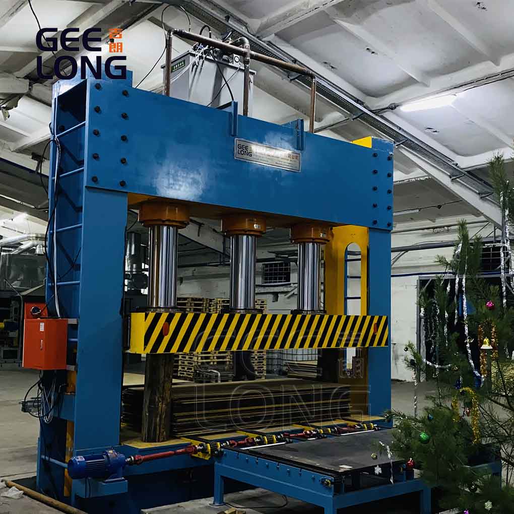 China plywood cold press machine factory