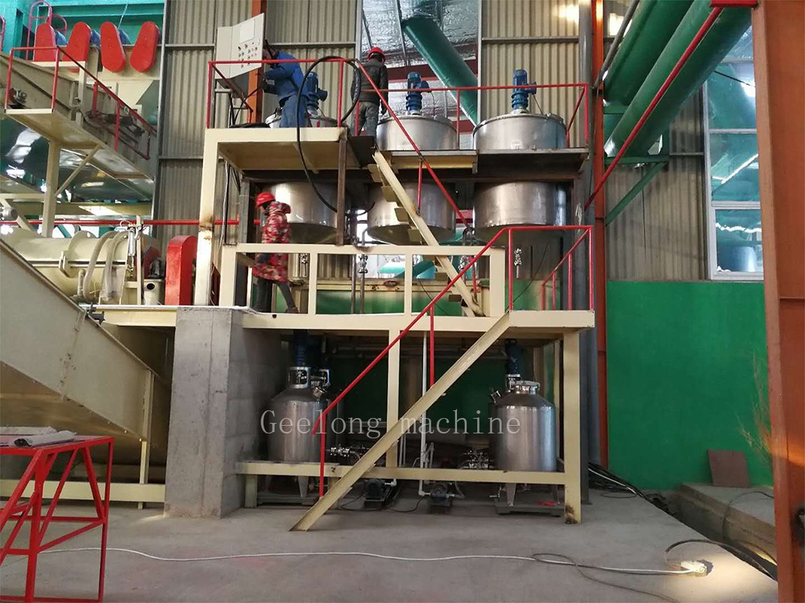 Wooden table top production line