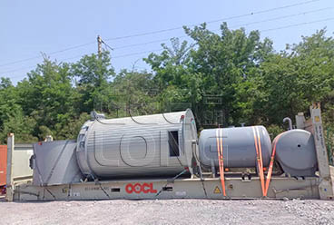 Adjustable size plywood edge cutting saw machine and 1.1m glue spreader are exported