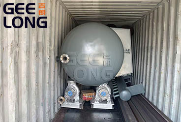 china geelong 2500000kcal thermal oil boiler is exported to Indonesia